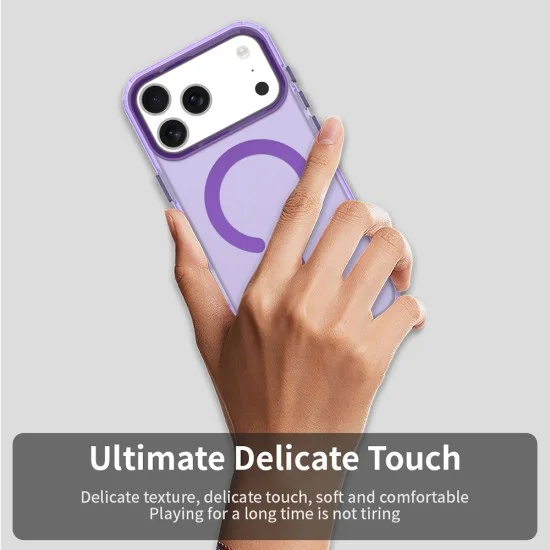 Калъф Techsuit CandyCase MagSafe - iPhone 18 Pro / iPhone 17 Pro - Лилав