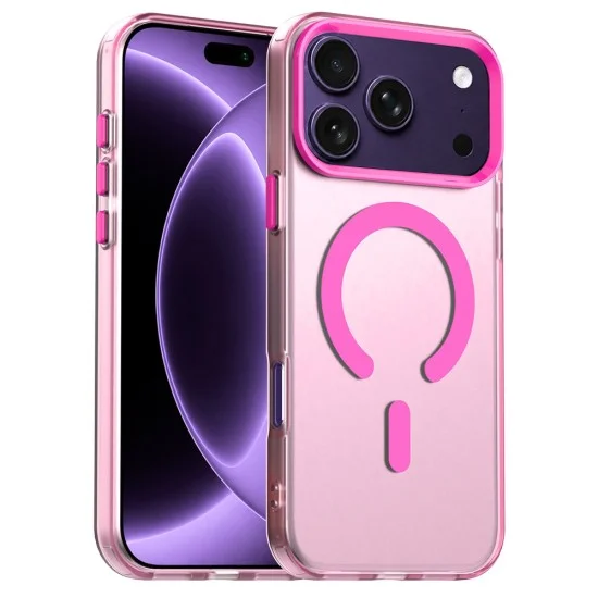 Калъф Techsuit CandyCase MagSafe - iPhone 18 Pro / iPhone 17 Pro - Розов