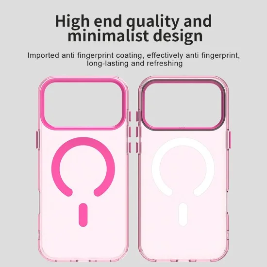 Калъф Techsuit CandyCase MagSafe - iPhone 18 Pro / iPhone 17 Pro - Розов