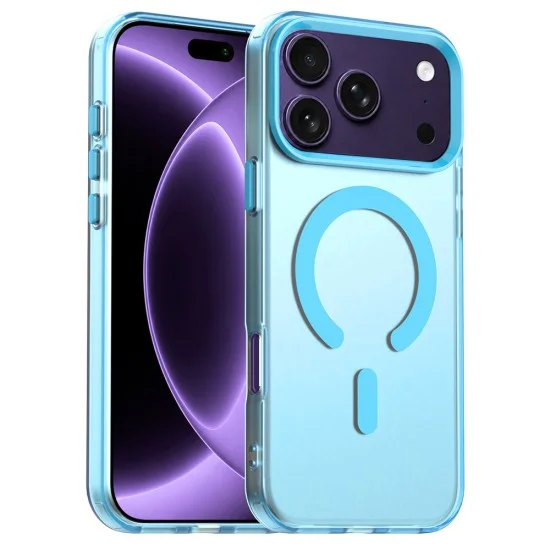Калъф Techsuit CandyCase MagSafe - iPhone 18 Pro / iPhone 17 Pro - Син