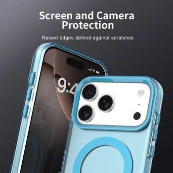 Калъф Techsuit CandyCase MagSafe - iPhone 18 Pro / iPhone 17 Pro - Син