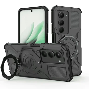 Калъф – Techsuit Carbon Shield PRO – Xiaomi Redmi 15 4G / Redmi 15 5G – Черен