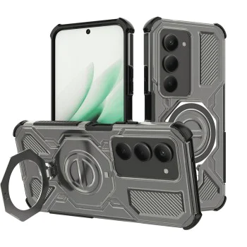 Калъф – Techsuit Carbon Shield PRO – Xiaomi Redmi 15 4G / Redmi 15 5G – Опушен черен