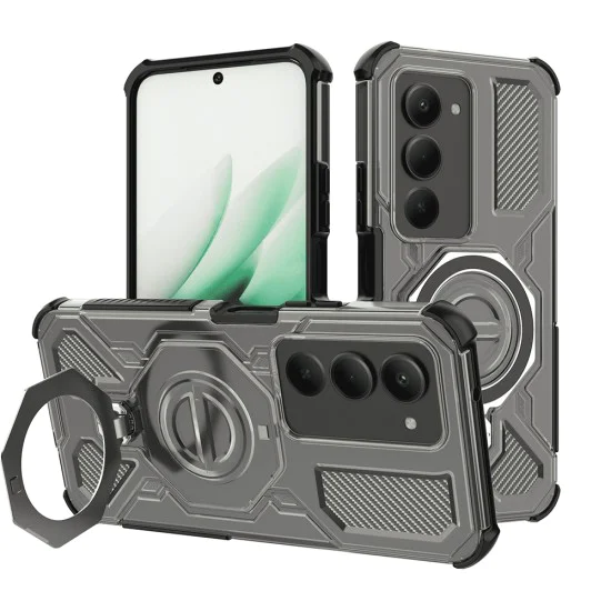 Калъф – Techsuit Carbon Shield PRO – Xiaomi Redmi 15 4G / Redmi 15 5G – Опушен черен