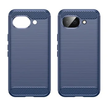 Калъф Techsuit Carbon Silicone - Google Pixel 10a - Син