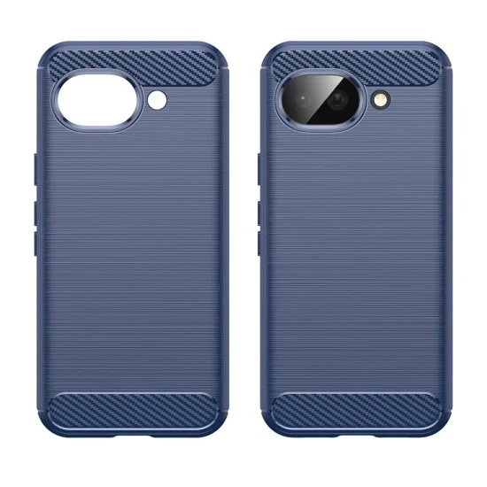 Калъф Techsuit Carbon Silicone - Google Pixel 10a - Син