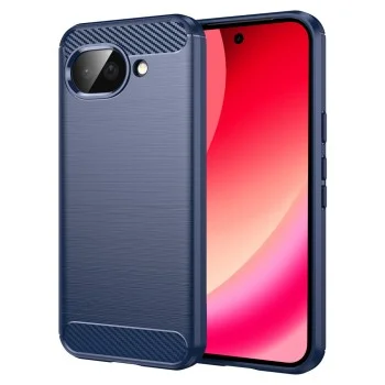 Калъф Techsuit Carbon Silicone - Google Pixel 10a - Син