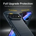 Калъф Techsuit Carbon Silicone - Google Pixel 11 Pro XL - Син