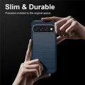 Калъф Techsuit Carbon Silicone - Google Pixel 11 Pro XL - Син