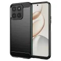 Калъф – Techsuit Carbon Silicone – Honor 400 Smart 5G / 400 Smart 4G / X7d 4G – Черен