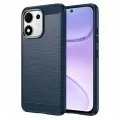 Калъф Techsuit Carbon Silicone - Honor 600 Smart - Син