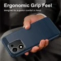 Калъф Techsuit Carbon Silicone - Honor 600 Smart - Син