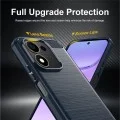 Калъф Techsuit Carbon Silicone - Honor 600 Smart - Син