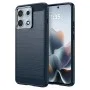 Калъф Techsuit Carbon Silicone - Motorola Edge 70 Max - Син