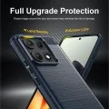 Калъф Techsuit Carbon Silicone - Motorola Edge 70 Max - Син