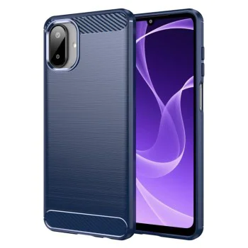 Калъф – Techsuit Carbon Silicone – Samsung Galaxy A07 4G – Син