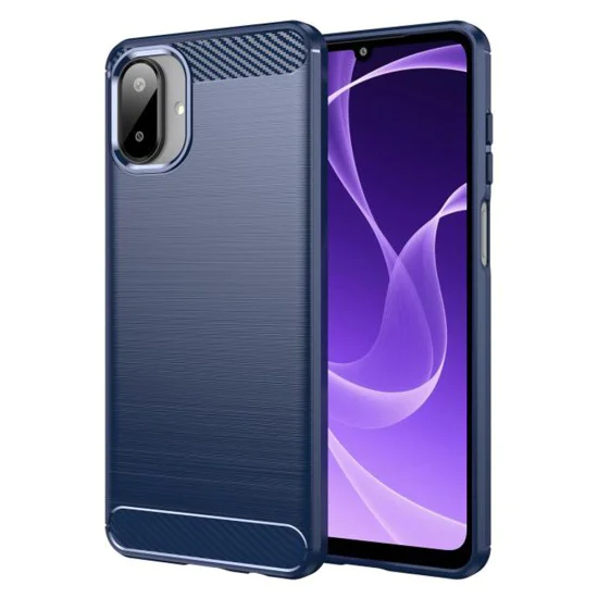 Калъф – Techsuit Carbon Silicone – Samsung Galaxy A07 4G – Син