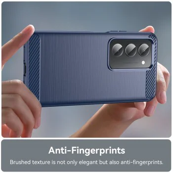 Калъф – Techsuit Carbon Silicone – Xiaomi Redmi 15 4G / Redmi 15 5G – Син