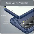 Калъф – Techsuit Carbon Silicone – Xiaomi Redmi 15 4G / Redmi 15 5G – Син