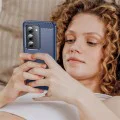 Калъф – Techsuit Carbon Silicone – Xiaomi Redmi 15 4G / Redmi 15 5G – Син