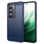 Калъф – Techsuit Carbon Silicone – Xiaomi Redmi 15 4G / Redmi 15 5G – Син