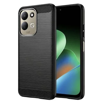 Калъф Techsuit Carbon Silicone - Xiaomi Redmi 17 4G / Redmi 17 5G - Черен