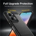 Калъф Techsuit Carbon Silicone - Xiaomi Redmi 17 4G / Redmi 17 5G - Черен