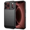 Калъф Techsuit Carbon Silicone - iPhone 18 Pro Max / iPhone 17 Pro Max - Черен
