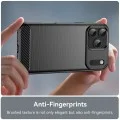 Калъф Techsuit Carbon Silicone - iPhone 18 Pro Max / iPhone 17 Pro Max - Черен