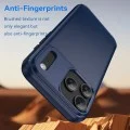Калъф Techsuit Carbon Silicone - iPhone 18 Pro Max / iPhone 17 Pro Max - Син