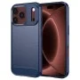 Калъф Techsuit Carbon Silicone - iPhone 18 Pro Max / iPhone 17 Pro Max - Син