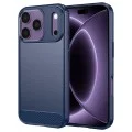 Калъф Techsuit Carbon Silicone - iPhone 18 Pro / iPhone 17 Pro - Син