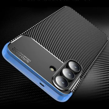 Калъф – Techsuit CarbonFiber – Samsung Galaxy S25 FE – Черен