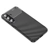 Калъф – Techsuit CarbonFiber – Samsung Galaxy S25 FE – Черен
