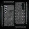 Калъф – Techsuit CarbonFiber – Samsung Galaxy S25 FE – Черен