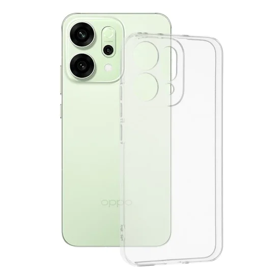 Калъф – Techsuit Clear Silicone – Oppo Reno14 – Прозрачен