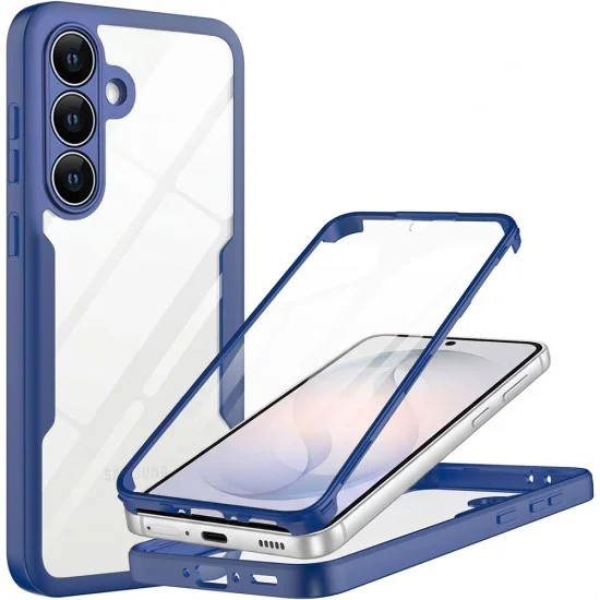 Калъф Techsuit - ColorVerse 360 Series + Screen Protector - Samsung Galaxy S26 FE - Син