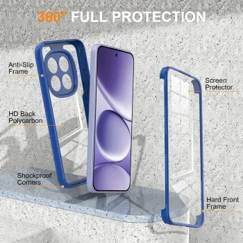 Калъф Techsuit - ColorVerse 360 Series + Screen Protector - Samsung Galaxy S26 FE - Син