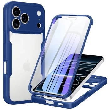 Калъф Techsuit - ColorVerse 360 Series + Screen Protector - iPhone 18 Pro Max / iPhone 17 Pro Max - Син