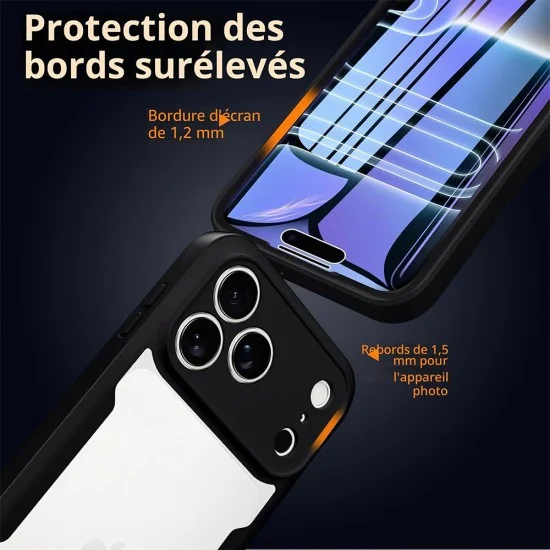 Калъф Techsuit - ColorVerse 360 Series + Screen Protector - iPhone 18 Pro / iPhone 17 Pro - Черен