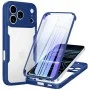 Калъф Techsuit - ColorVerse 360 Series + Screen Protector - iPhone 18 Pro / iPhone 17 Pro - Син