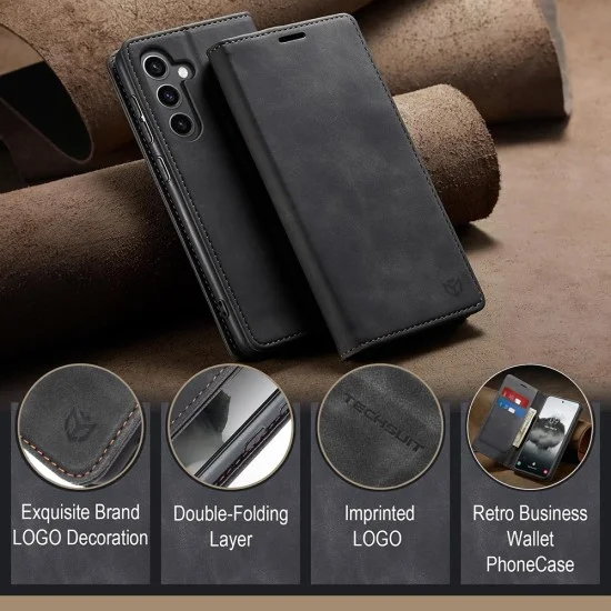 Калъф Techsuit Confy Cover - Samsung Galaxy S26 FE / S25 FE - Черен