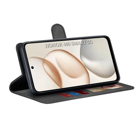 Калъф – Techsuit Diary Book – Honor 400 Smart 5G / 400 Smart 4G / X7d 4G – Черен