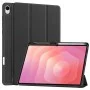 Калъф Techsuit Flex Trifold (с държач за писалка) - Samsung Galaxy Tab S12 Plus - Черен