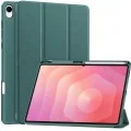 Калъф Techsuit Flex Trifold (с държач за писалка) - Samsung Galaxy Tab S12 Plus - Зелен