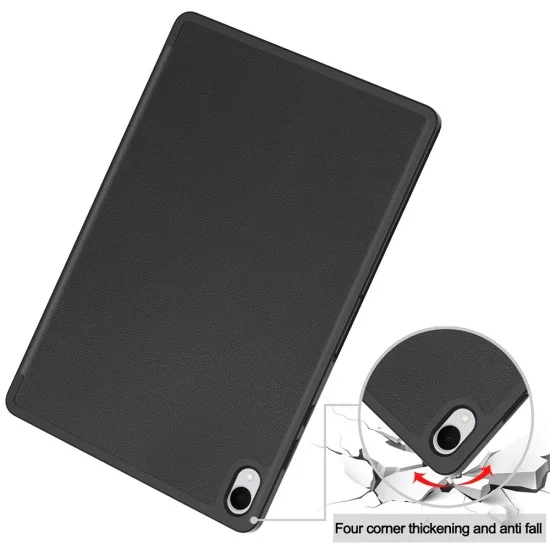Калъф Techsuit Flex Trifold (с държач за писалка) - Samsung Galaxy Tab S12 Plus - Зелен