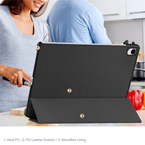 Калъф Techsuit FoldPro - Samsung Galaxy Tab S12 Plus - Розов