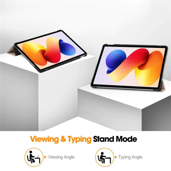 Калъф – Techsuit FoldPro – Xiaomi Redmi Pad 2 Pro – Розово злато