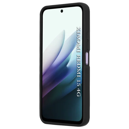 Калъф – Techsuit Glinth – Xiaomi Redmi 15 4G / Redmi 15 5G – Черен