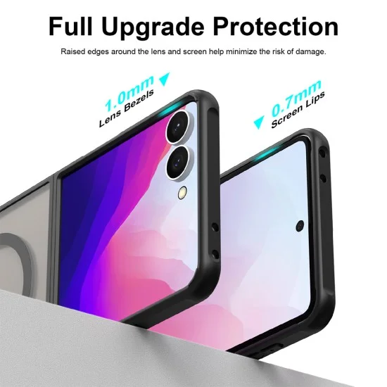 Калъф Techsuit HaloFrost II MagSafe - Samsung Galaxy Z Flip8 - Черен